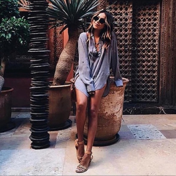 FAITHFULL THE BRAND “Stevie” Striped Tunic S Blogger Fav - Picture 4 of 13